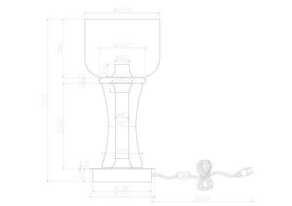 Настольная лампа Sterzo 1244/17 TL-20