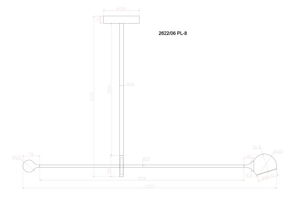 Светильник потолочный Ull 2622/06 PL-8