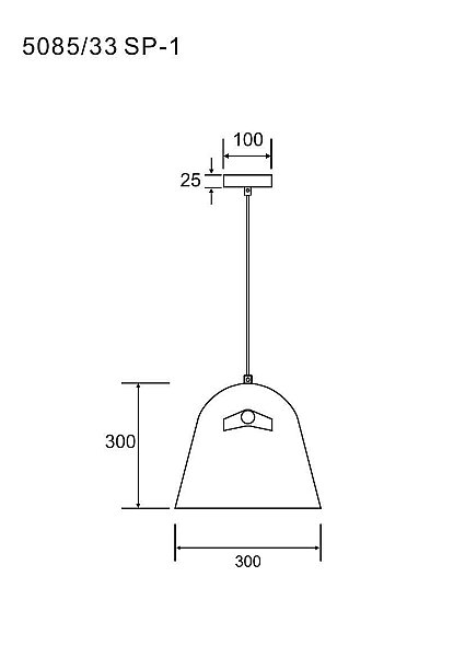 Светильник подвесной Platea 5085/33 SP-1