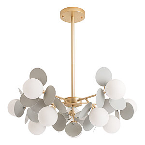 Люстра на штанге Peacock A1369SP-10GY