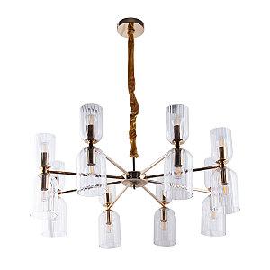 Подвесная люстра Charm A1623LM-16GO