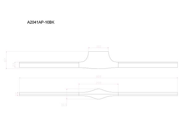 Настенный светильник Gacrux A2041AP-10BK