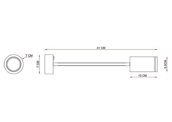 Настенный светильник Imai A2266AP-1WH