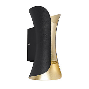 Уличный настенный светильник Alba A6405AL-2BK