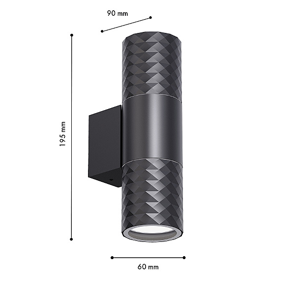 Уличный настенный светильник Bonum 4659-2W