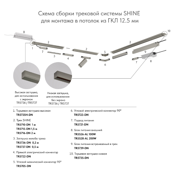 Коннекторы SHINE BASE TR5724-DN