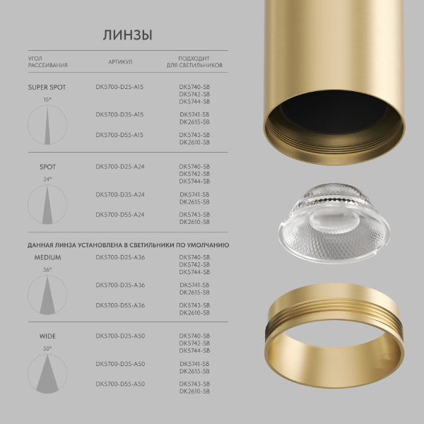 Трековый светильник SHINE SPOT DK5741-SB