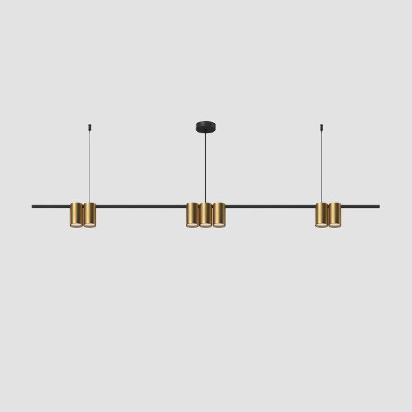 Светильник подвесной Orbit DK4063-BK+SG