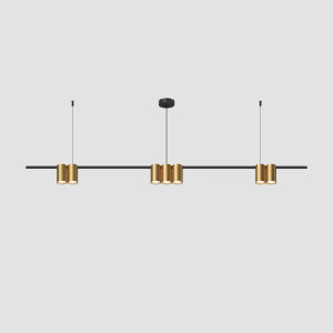 Светильник подвесной Orbit DK4063-BK+SG