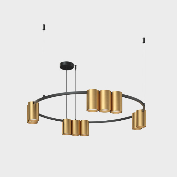 Подвесная люстра Orbit DK4065-BK+SG