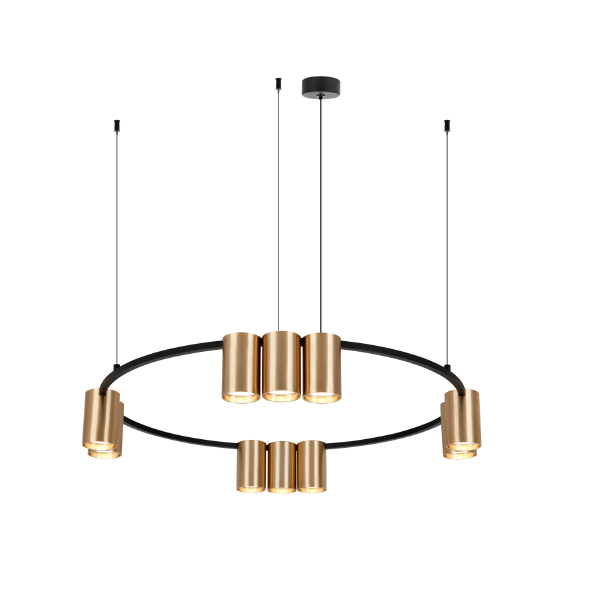 Подвесная люстра Orbit DK4065-BK+SG