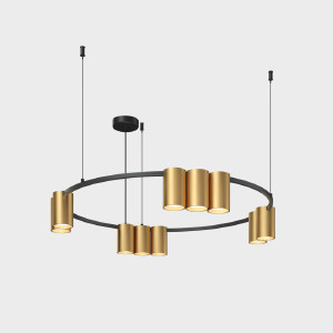 Подвесная люстра Orbit DK4065-BK+SG