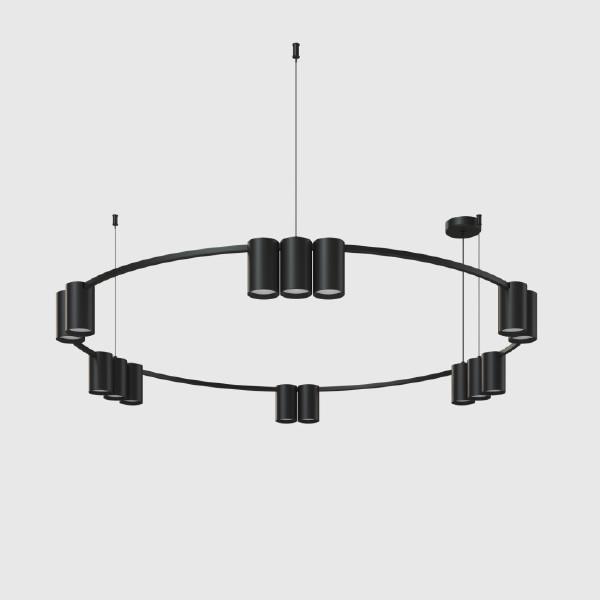 Подвесная люстра Orbit DK4067-BK