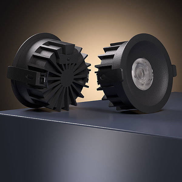 Встраиваемый светильник Combi 25069/LED 20W 4000K черный