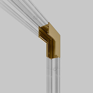 Коннекторы Line Magnetic Brass Line Коннектор угловой внутренний для накладного шинопровода (латунь) 85225/00