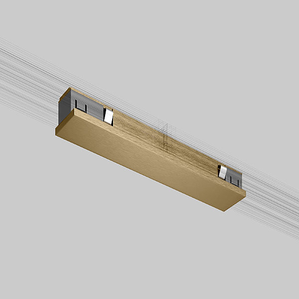 Коннекторы Line Magnetic Brass Line Прямой коннектор (латунь) 85008/00