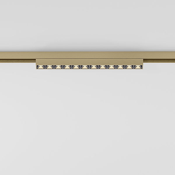 Трековый светильник Line Magnetic Brass Line Трековый светильник 10W 3000K (латунь) 85528/01