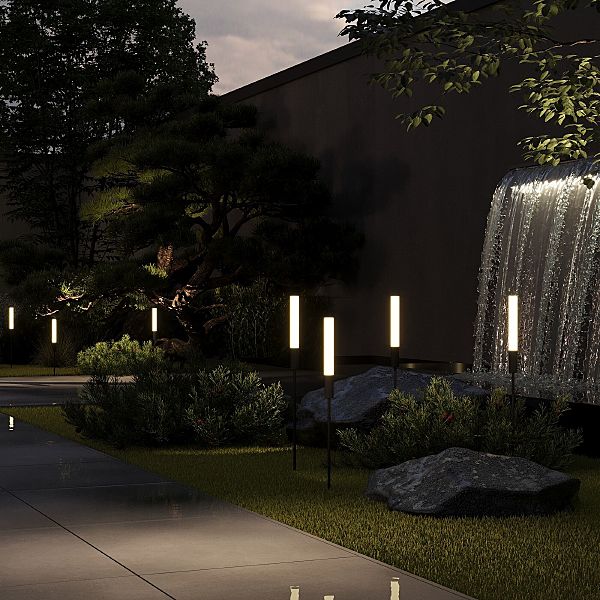 Грунтовый светильник Invi Invi (35155/F) черный