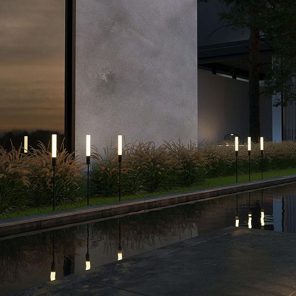 Грунтовый светильник Invi Invi (35155/F) черный