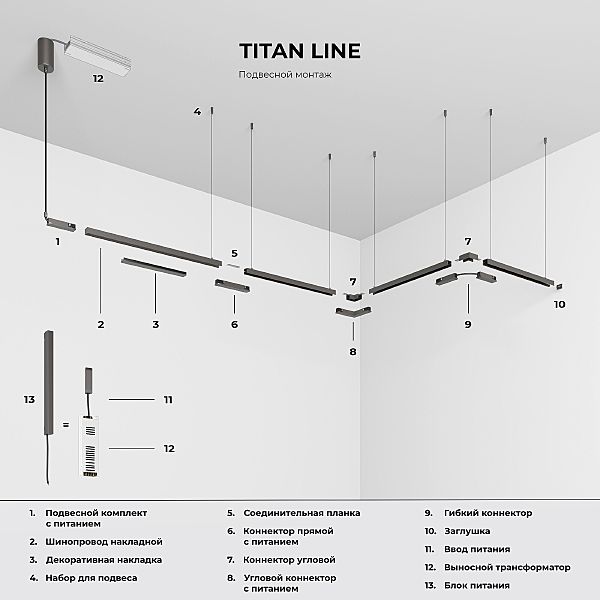 Блок питания Line Magnetic Titan Line Блок питания 150W (титан) 95066/00