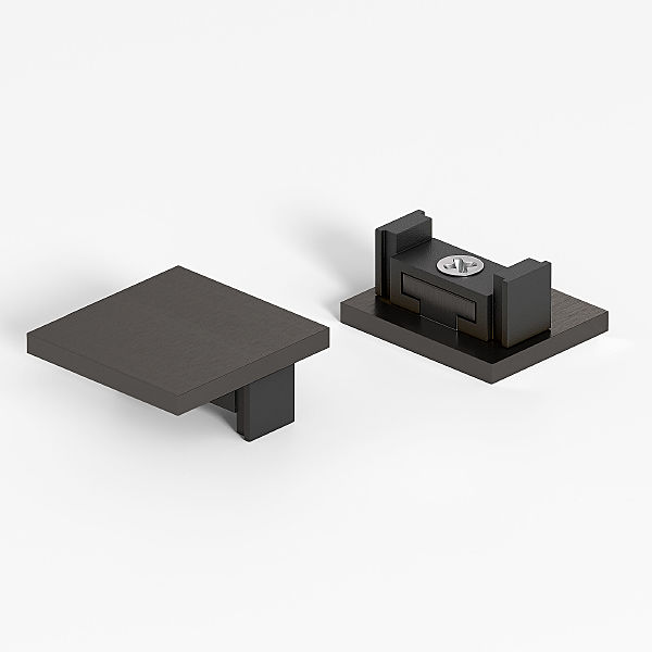 Заглушка Line Magnetic Titan Line Заглушки для накладного шинопровода (титан) (2шт) 85230/00