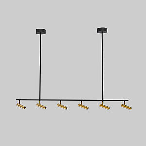 Люстра на штанге Epiphania 20252/6 LED черный/латунь