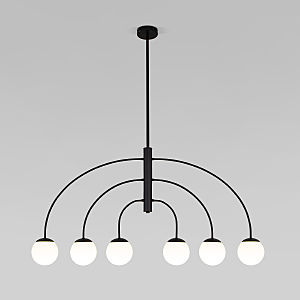 Люстра на штанге Cenacolo 30179/6 черный