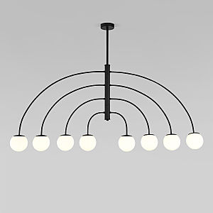 Люстра на штанге Cenacolo 30179/8 черный