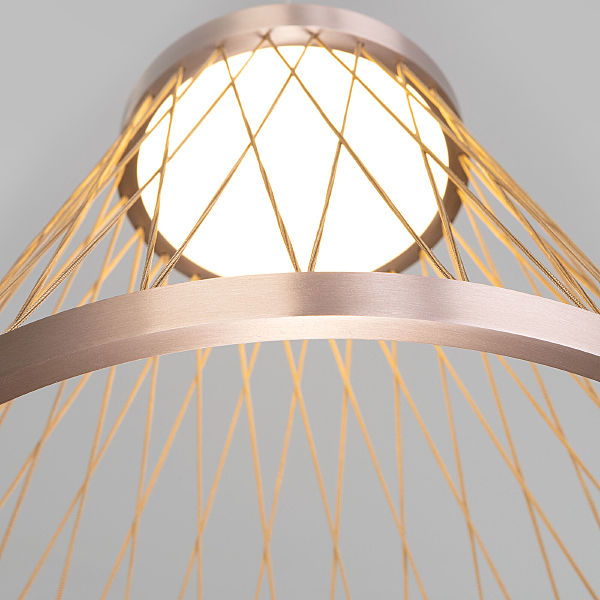 Светильник подвесной Cesta 40016/1 LED коричневый