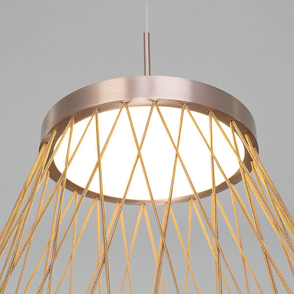 Светильник подвесной Cesta 40016/1 LED коричневый