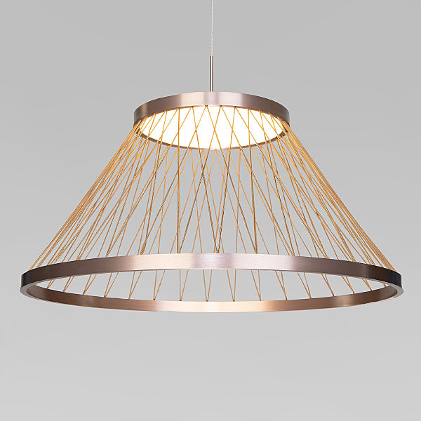 Светильник подвесной Cesta 40017/1 LED коричневый
