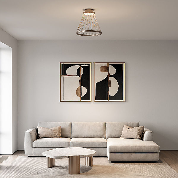 Светильник потолочный Cesta 40018/1 LED коричневый