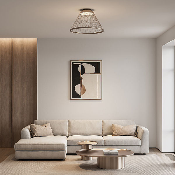 Светильник потолочный Cesta 40019/1 LED коричневый