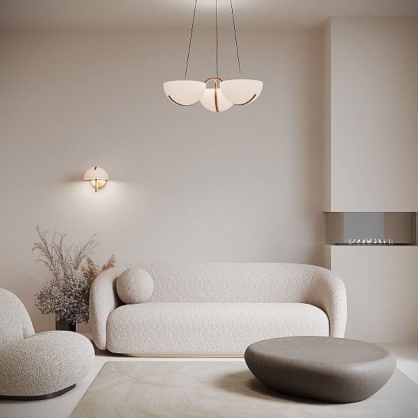 Подвесная люстра Emisfero 50083/3 LED золото