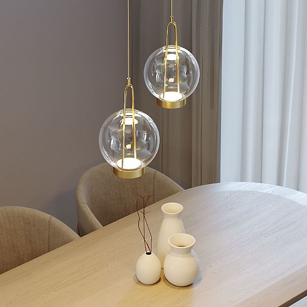 Светильник подвесной Frasco 50267/1 LED латунь