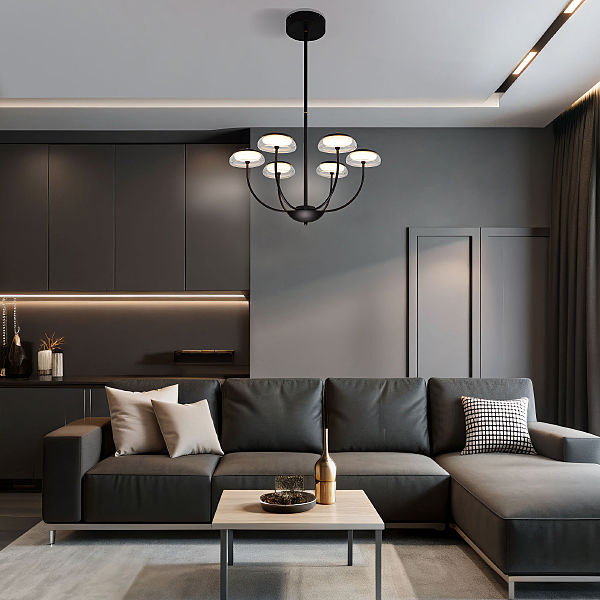 Люстра на штанге Fungo 50388 LED черный