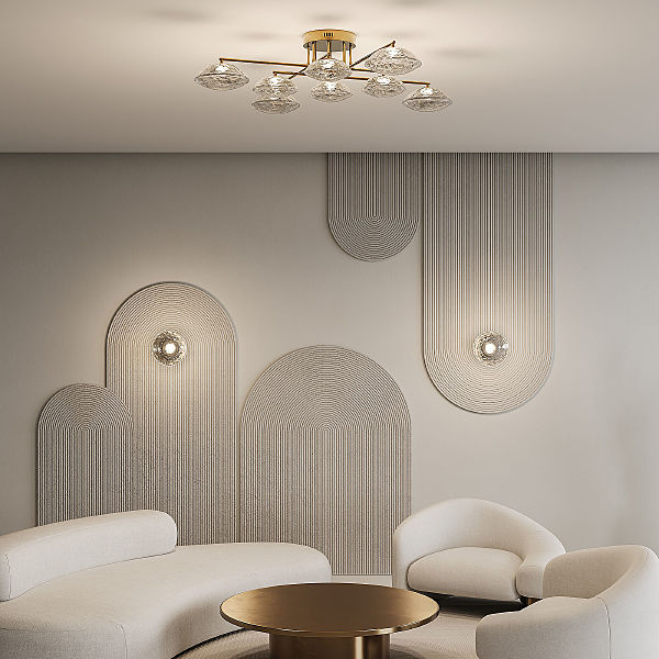 Настенный светильник Ripple 50389/1 LED латунь