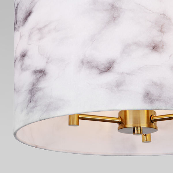 Люстра на штанге Brume 60174/3 латунь