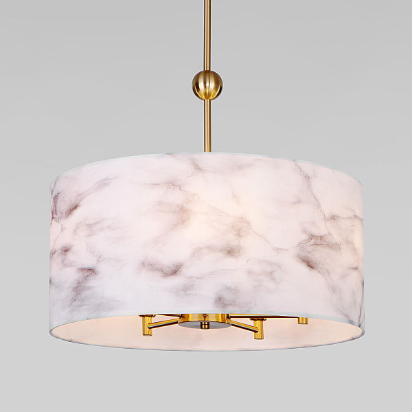 Люстра на штанге Brume 60174/5 латунь