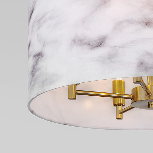 Люстра на штанге Brume 60174/5 латунь