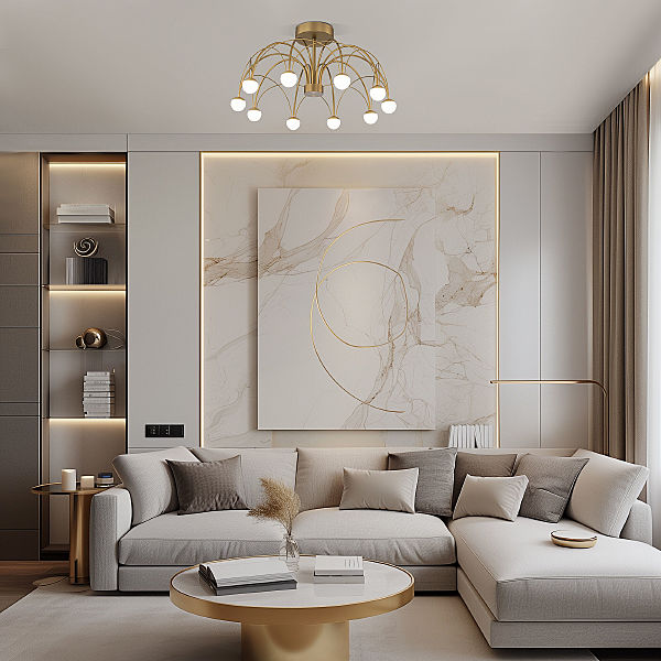 Потолочная люстра Ragno 90031/10 LED золото