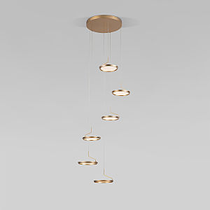 Люстра каскадная Crespella 90034/6 золото