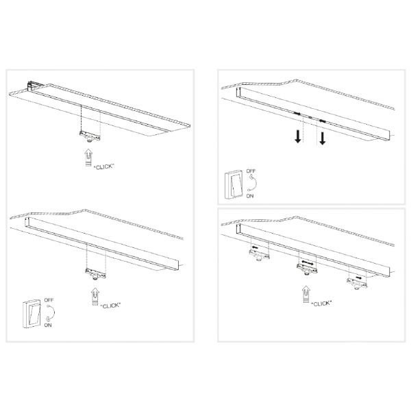 Трековый светильник VISION48/22 4822-017-D23-2W-24DG-4000K-WH