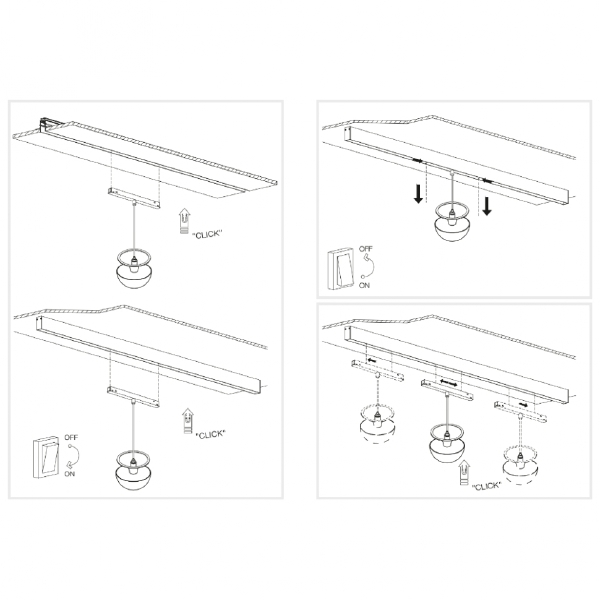 Трековый светильник VISION48/22 4822-012-D80-6W-38DG-4000K-BK