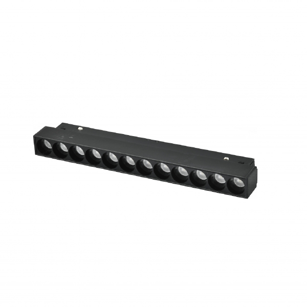 Трековый светильник VISION48/22 4822-002-L235-12W-38DG-3000K-BK