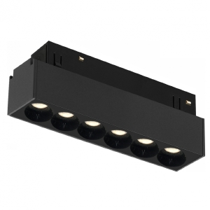 Трековый светильник VISION48/22 4822-002-L120-6W-38DG-3000K-BK