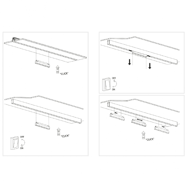 Трековый светильник VISION48/22 SMART 4822-001-L300-12W-110DG-WH