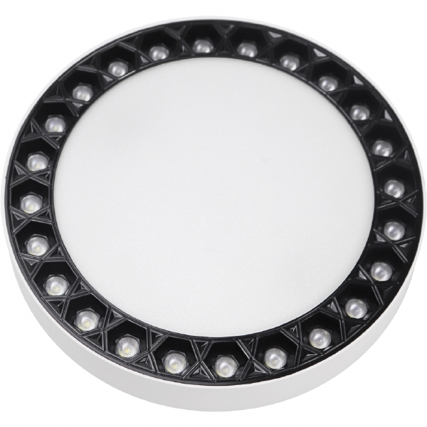 Светильник потолочный Mercury 5552-36W-D217-3/4K-WH+BK
