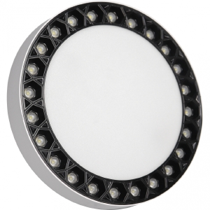 Светильник потолочный Mercury 5552-36W-D217-3/4K-WH+BK