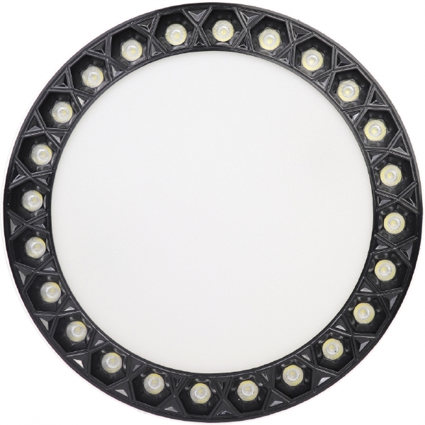 Светильник потолочный Mercury 5552-24W-D165-3/4K-WH+BK